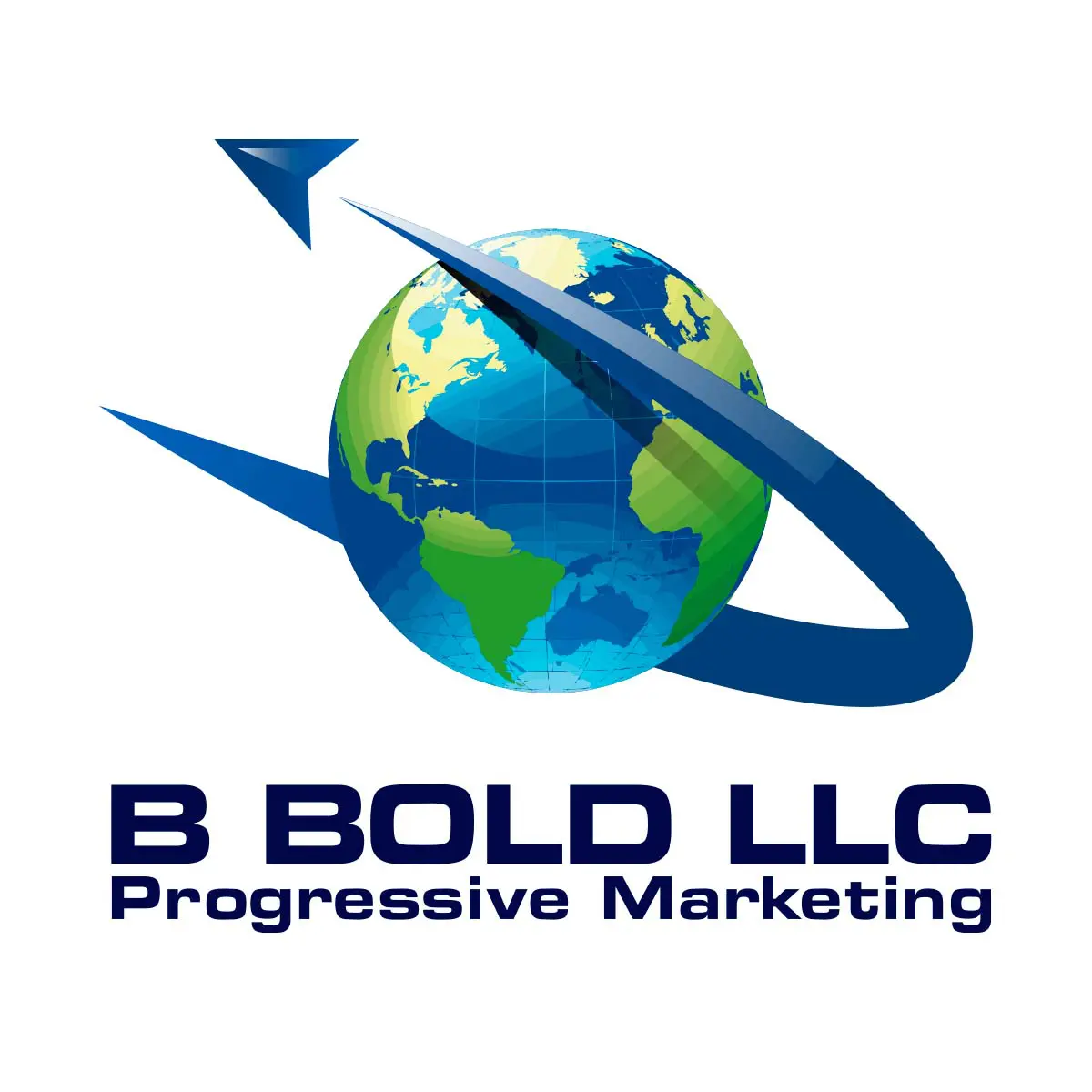 A logo of b bold llc progressive marketing